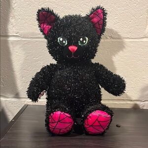 Build A Bear Sparkle Night Magic Black Cat Halloween Plush